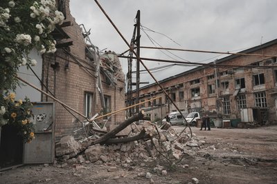 Наслідки російських ударів по Новобаварському району Харкова Наслідки російських ударів по Новобаварському району Харкова