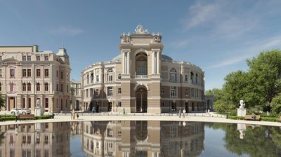 В Одесі показали проєкти благоустрою Театральної площі