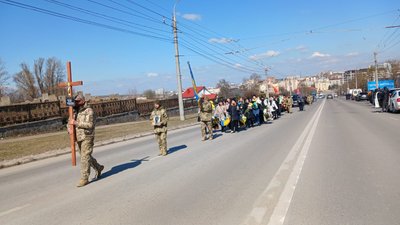 Попрощалися з військовим, Василь Злагода, Тернопіль, березень 2025 Попрощалися з військовим, Василь Злагода, Тернопіль, березень 2025