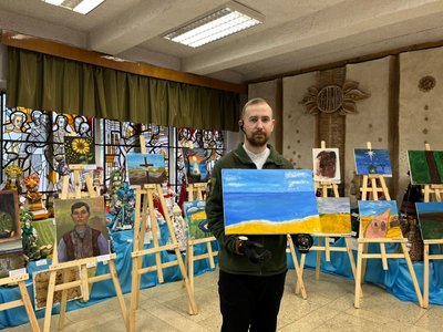 Виставка бійця-ветерана Володимира Семанишина, Тернопіль, листопад 2024 Виставка бійця-ветерана Володимира Семанишина, Тернопіль, листопад 2024