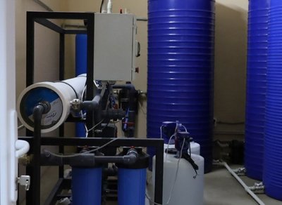 Система очищення води, що встановлена у просторі для дітей у гімназії Миколаєва Система очищення води, що встановлена у просторі для дітей у гімназії Миколаєва