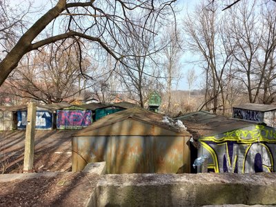 Підземного паркінгу на Старокиївській горі не буде, його зведуть на місці самовільно збудованих гаражів — КМДА Підземного паркінгу на Старокиївській горі не буде, його зведуть на місці самовільно збудованих гаражів — КМДА