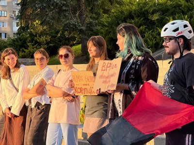 Акція протесту, закон щодо НАБУ і САП, Тернопіль, липень 2025 Акція протесту, закон щодо НАБУ і САП, Тернопіль, липень 2025