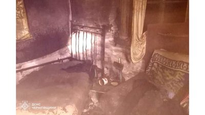 В селі на Чернігівщині під час пожежі в житловому будинку загинув чоловік В селі на Чернігівщині під час пожежі в житловому будинку загинув чоловік