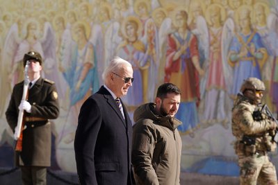 Байден вперше приїхав до Києва з початку повномасштабного вторгнення РФ Байден вперше приїхав до Києва з початку повномасштабного вторгнення РФ