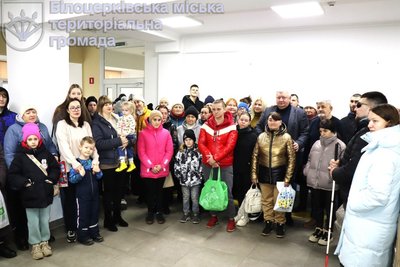 Німецькі доброчинці передали подарунки понад 2 тисячам сімей Білої Церкви Німецькі доброчинці передали подарунки понад 2 тисячам сімей Білої Церкви