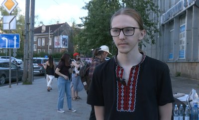 Дмитро Качор, тернополянин, учасник акції Дмитро Качор, тернополянин, учасник акції