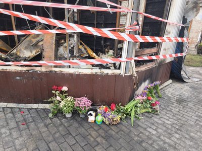 У Звягелі ліквідовують наслідки російської дронової атаки У Звягелі ліквідовують наслідки російської дронової атаки
