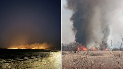 За добу на Кіровоградщині загасили 35 пожеж сухостою За добу на Кіровоградщині загасили 35 пожеж сухостою
