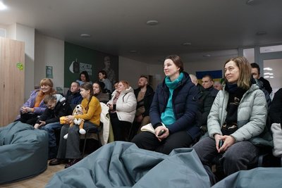 Люди під час заходу Люди під час заходу