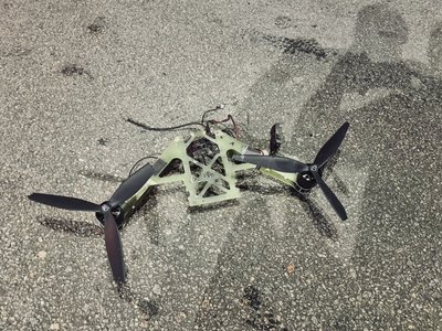 Уламки FPV-дрона