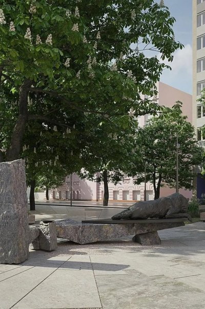 Архітектори розробили проєкт скверу імені Дмитра "Да Вінчі" Коцюбайла в Києві Архітектори розробили проєкт скверу імені Дмитра "Да Вінчі" Коцюбайла в Києві