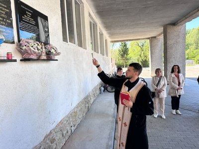 Меморіальна дошка, ЗСУ, 24 школа, Іван Хомів, 13 травня 2026, Тернопіль