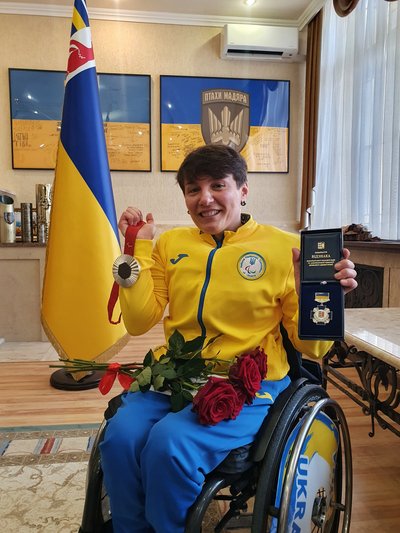 Закарпатських паралімпійців нагородили в обласній військовій адміністрації Закарпатських паралімпійців нагородили в обласній військовій адміністрації