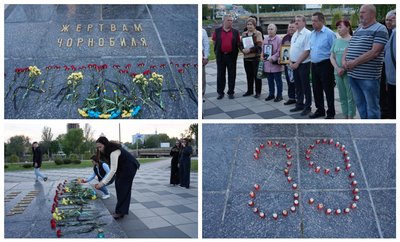 У Кропивницькому запалили свічки у пам'ять про загиблих під час ліквідації аварії на ЧАЕС У Кропивницькому запалили свічки у пам'ять про загиблих під час ліквідації аварії на ЧАЕС