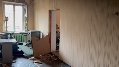 Унаслідок масованого дронового обстрілу Дніпра пошкоджено будівлю регіональної редакції Суспільного Унаслідок масованого дронового обстрілу Дніпра пошкоджено будівлю регіональної редакції Суспільного