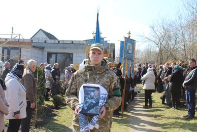 Похорон, Тернопільщині, солдат Валентин Шмирук, ЗСУ
