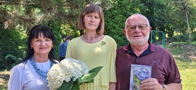 Лідія Лапка, Юлія Бондючна, Ігор Слободянюк, презентація збірки, 17 липня 2026, Тернопіль Лідія Лапка, Юлія Бондючна, Ігор Слободянюк, презентація збірки, 17 липня 2026, Тернопіль