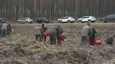 "Буде згадка про нього": в пам'ять про загиблих воїнів-лісівників висадили "Ліс пам'яті" на Рівненщині "Буде згадка про нього": в пам'ять про загиблих воїнів-лісівників висадили "Ліс пам'яті" на Рівненщині