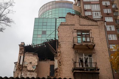 Кличко показав міністру юстиції Німеччини наслідки обстрілів Києва Кличко показав міністру юстиції Німеччини наслідки обстрілів Києва