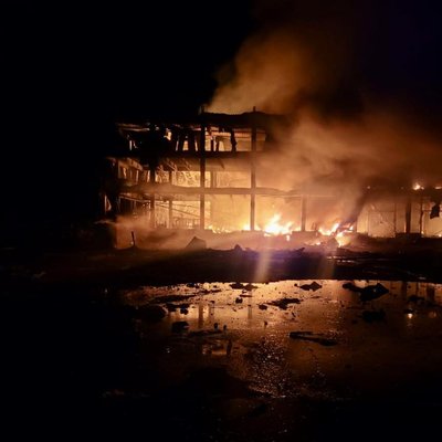 Російський ракетний удар знищив склад із гуманітарною допомогою в Одесі — Червоний хрест Російський ракетний удар знищив склад із гуманітарною допомогою в Одесі — Червоний хрест