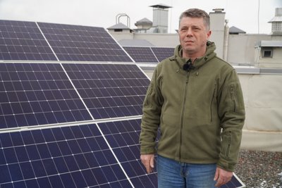 У Дніпрі встановили сонячну електростанцію за програмою "ГрінДІМ" У Дніпрі встановили сонячну електростанцію за програмою "ГрінДІМ"