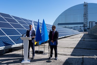 На Чорнобильській АЕС запустили нову сонячну електростанцію На Чорнобильській АЕС запустили нову сонячну електростанцію