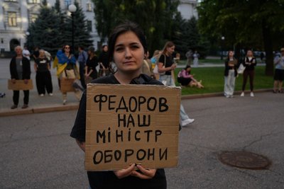 Вимоги незмінні: 14-й день мітингів на підтримку Федорова у Дніпрі Вимоги незмінні: 14-й день мітингів на підтримку Федорова у Дніпрі