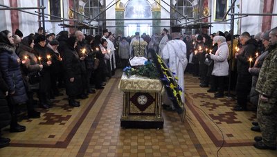 У Луцьку попрощалися із загиблими бійцями Сергієм Дудкою та Сергієм Веремчуком