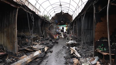На Центральному ринку в Чернігові 17 липня сталась пожежа: що відомо На Центральному ринку в Чернігові 17 липня сталась пожежа: що відомо