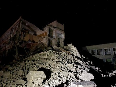 Наслідки російського удару по Ізюму вночі 7 травня 2026 року Наслідки російського удару по Ізюму вночі 7 травня 2026 року