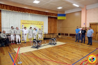 У Рівному вперше відбувся чемпіонат області з фехтування на візках У Рівному вперше відбувся чемпіонат області з фехтування на візках