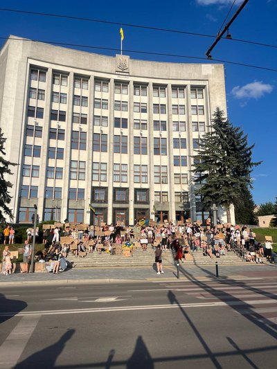 Акція на підтримку Михайла Федорова у Тернополі, 17 липня 2026 року Акція на підтримку Михайла Федорова у Тернополі, 17 липня 2026 року
