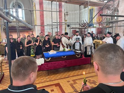 Прощання з Андрієм Лютим у Луцьку Прощання з Андрієм Лютим у Луцьку