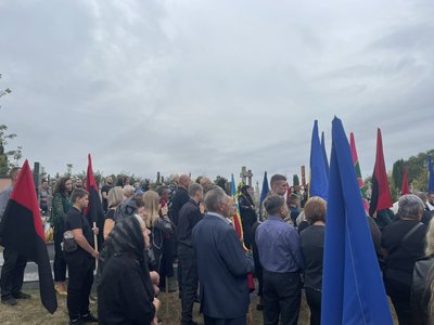 Похорон, Підгороднянська об'єднана територіальна громада, прощання із бійцем
