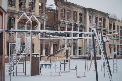 Школа №134 у Харкові, яку наприкінці лютого 2022 року захопили російські спецпризначенці, яким вдалося прорватися у Харків, лютий 2025 року 3 Школа №134 у Харкові, яку наприкінці лютого 2022 року захопили російські спецпризначенці, яким вдалося прорватися у Харків, лютий 2025 року 3