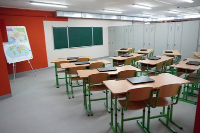 В Шосткинському районі на Сумщині збудували підземну школу. Фото В Шосткинському районі на Сумщині збудували підземну школу. Фото