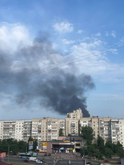 Дим у Сумах: горіли шини — ДСНС