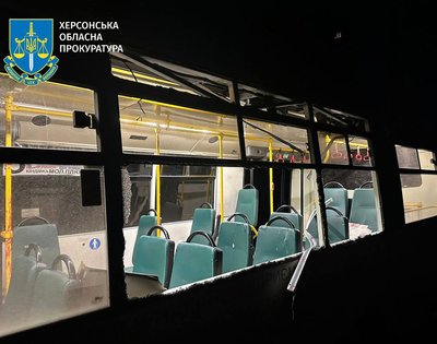 Херсонщина, обстріли, січень 2025, маршрутка, громадський транспорт Херсонщина, обстріли, січень 2025, маршрутка, громадський транспорт