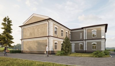 Візуалізація проєкту реставрації інклюзивно-ресурсного центру для дітей у Хотині Чернівецької області Візуалізація проєкту реставрації інклюзивно-ресурсного центру для дітей у Хотині Чернівецької області