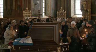 Два місяці на фронті: Черкаси попрощалися із військовослужбовцем