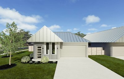 Макет будинку в районі Wolf Ranch, Техас, США Макет будинку в районі Wolf Ranch, Техас, США