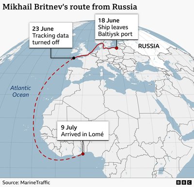 Російське судно «Михайло Бритнєв», Балтійський порт, військова техніка, Росія, Малі Російське судно «Михайло Бритнєв», Балтійський порт, військова техніка, Росія, Малі