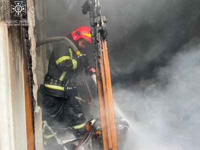 В Одесі горів двоповерховий житловий будинок