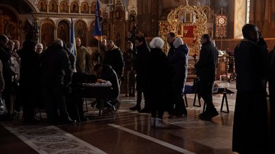 У Черкасах в останню путь провели полеглого військового У Черкасах в останню путь провели полеглого військового