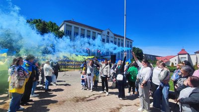 Алея надії, відкриття, Долина, Івано-Франківщина Алея надії, відкриття, Долина, Івано-Франківщина