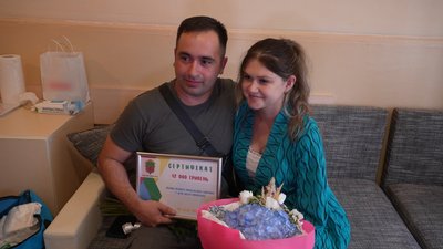 У Запоріжжі на день міста народилися хлопчик та дівчинка У Запоріжжі на день міста народилися хлопчик та дівчинка