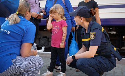 У Мукачево прибув евакуаційний потяг з Краматорська У Мукачево прибув евакуаційний потяг з Краматорська