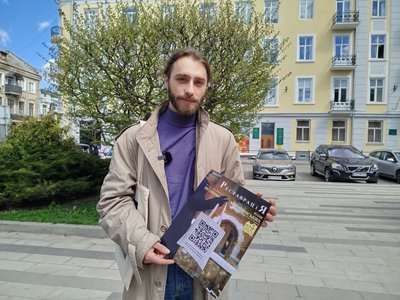 Володимир Лемішка, громадський діяч та історик, Тернопіль, вілла Вітошинських, 27 квітня 2026 року Володимир Лемішка, громадський діяч та історик, Тернопіль, вілла Вітошинських, 27 квітня 2026 року