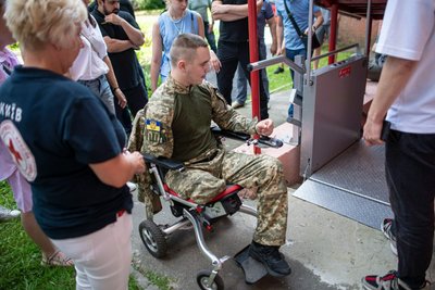 У Солом'янському районі Києва з'явилось інклюзивне укриття У Солом'янському районі Києва з'явилось інклюзивне укриття